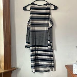 Medium cold shoulder sweater dress